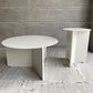 ヘイ HAY スリットテーブル SLIT TABLE XL ホワイト スチール サイドテーブル ローテーブル コーヒーテーブル ラウンド Φ65cm モダン デンマーク 北欧家具 ♪