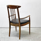 ブロイヒル Broyhill スカルプトラ Sculptra ダイニングチェア アームチェア ウォールナット USビンテージ vintage ミッドセンチュリー ●