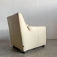 アクタス ACTUS チャプター CHAPTER SOFA 1シーターソファ 牛本革 フェザークッション オフホワイト系 参考価格￥86,000- 〓