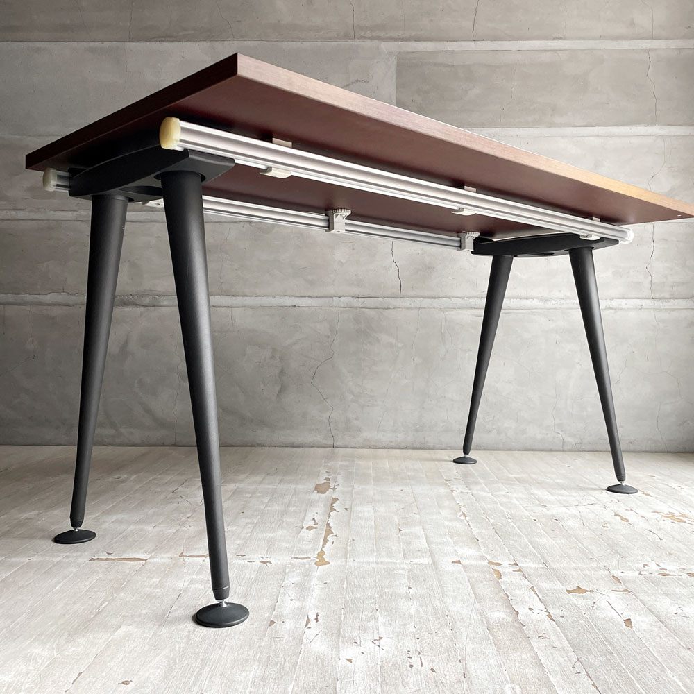 ハーマンミラー Herman Miller アバックエンバイロメンツ ABAK ミーティングテーブル デスク ウォールナットカラー ティム・ウォレス ♪