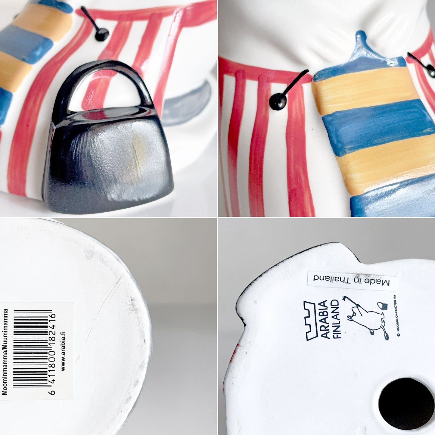 アラビア ARABIA ムーミン フィギュア MOOMIN ムーミンママ 編み物 人形 フィギュリン 陶器 フィンランド 北欧雑貨 廃番 ■