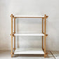 ヘイ HAY WOODY SHELVING 2.0 COLUMN LOW シェルフ オーク材×スチール オープンシェルフ 飾り棚 ホワイト 北欧 デンマーク 定価￥61,600- ★