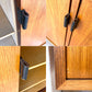 ノル Knoll ビンテージ クレデンザ Credenza サイドボード ウォールナット レザーハンドル フローレンス・ノール Florence Knoll ミッドセンチュリー ★