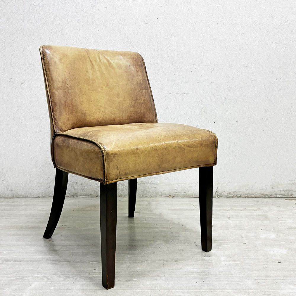 ダルトン DULTON ランディーチェア Randy Chair 本革 レザー ラウンジチェア アームチェア ビンテージスタイル A ●
