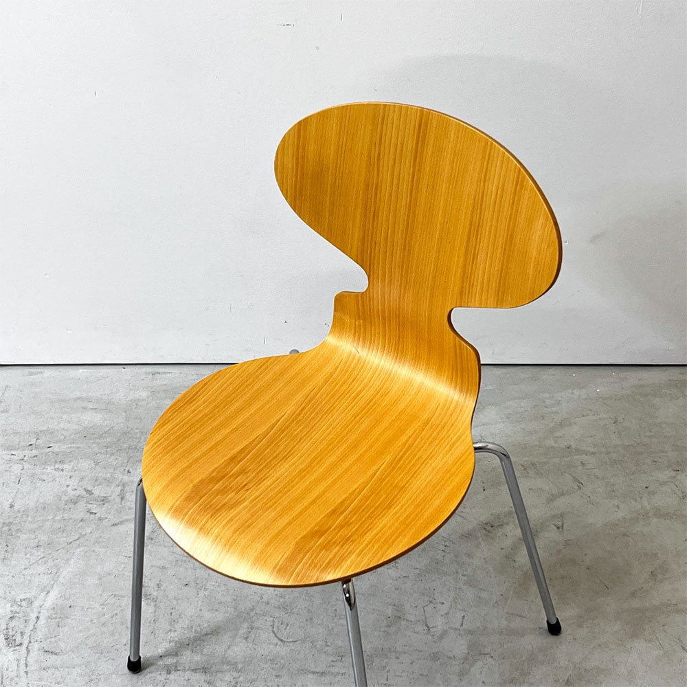 フリッツハンセン Fritz Hansen 3101 アリンコチェア アントチェア 4本脚 ナチュラルビーチ ラッカー仕上げ フェルトグライズ アルネ・ヤコブセン A ●