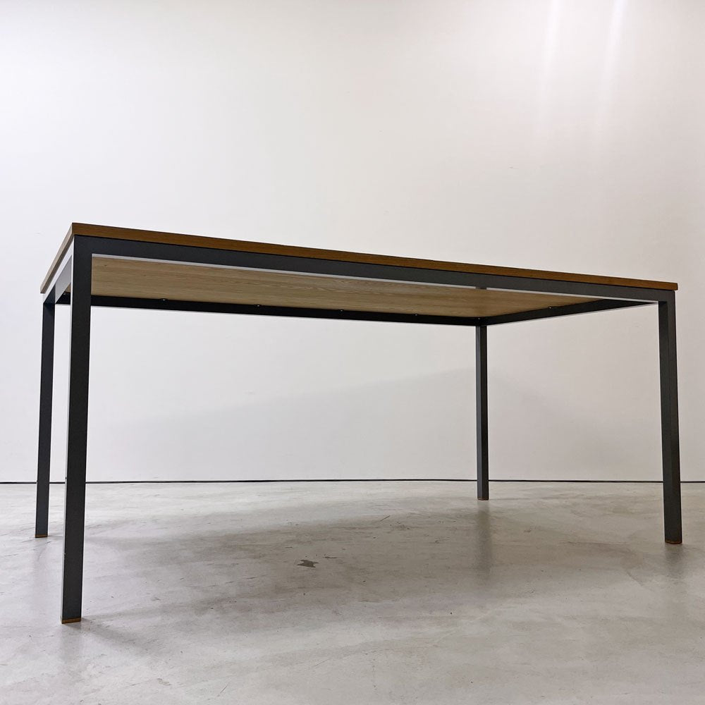 ノートファニチャー NAUT furniture アトリエテーブル Atelier table ダイニングテーブル タモ無垢材 スチールレッグ ナチュラル ●