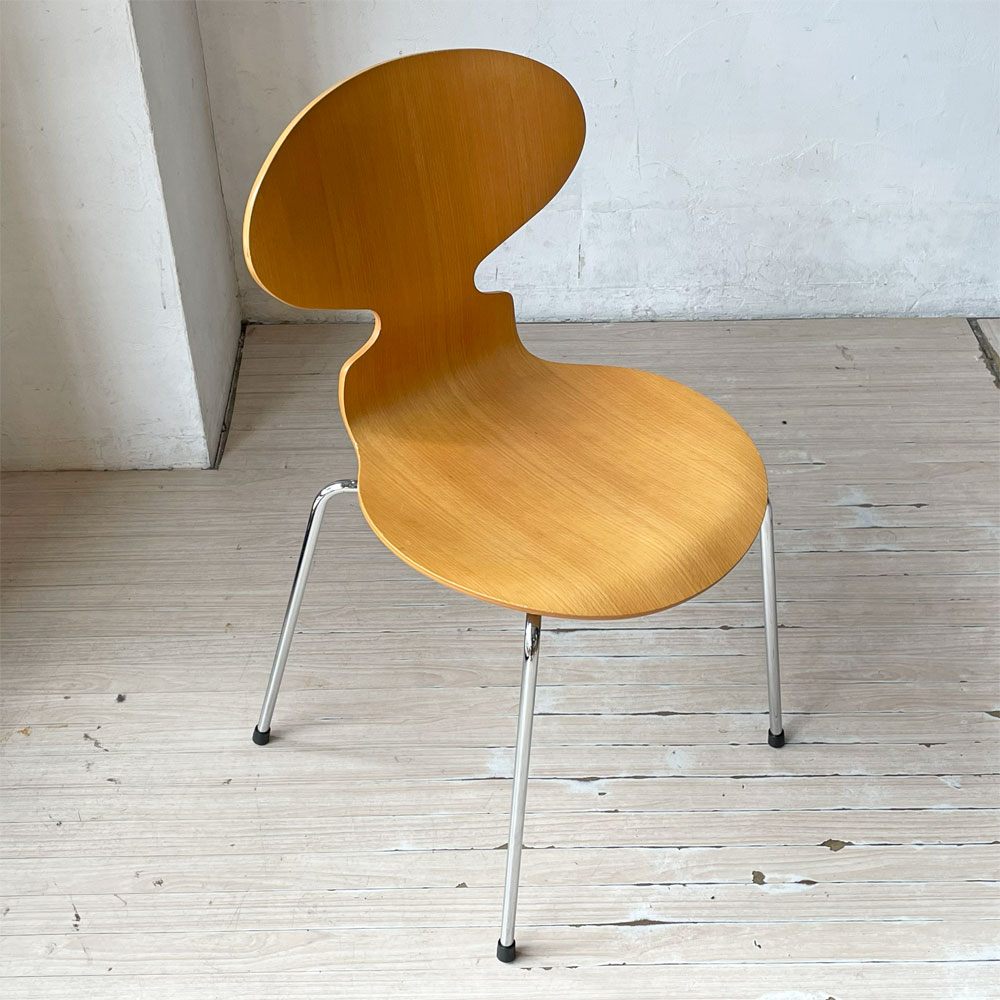 フリッツハンセン Fritz Hansen 3101 アリンコチェア アントチェア 4本脚 ナチュラルビーチ ラッカー仕上げ アルネ・ヤコブセン E ★