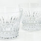 バカラ Baccarat ティアラ TIARA 2021年 イヤータンブラー ロックグラス ペア 2脚セット クリスタル 箱付 現状品 ●
