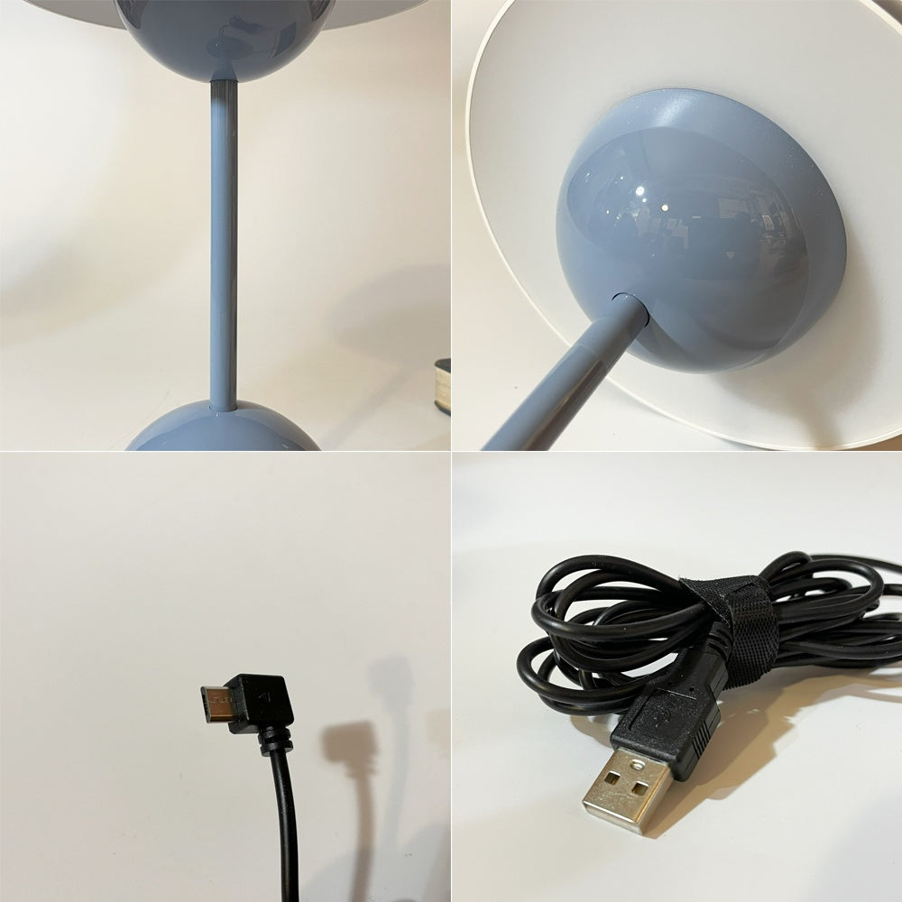 アンドトラディション &Tradition フラワーポット ポータブル Flowerpot VP9 テーブルランプ スイムブルー ヴェルナー・パントン デンマーク 北欧照明 ★