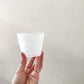 辻和美 Kazumi Tsuji しのぎ クリア めんちょこ小 ガラスカップ Φ9×7.5cm 箱&サイン入りカード付 ファクトリーズーマー factory zoomer 現代作家 ◎