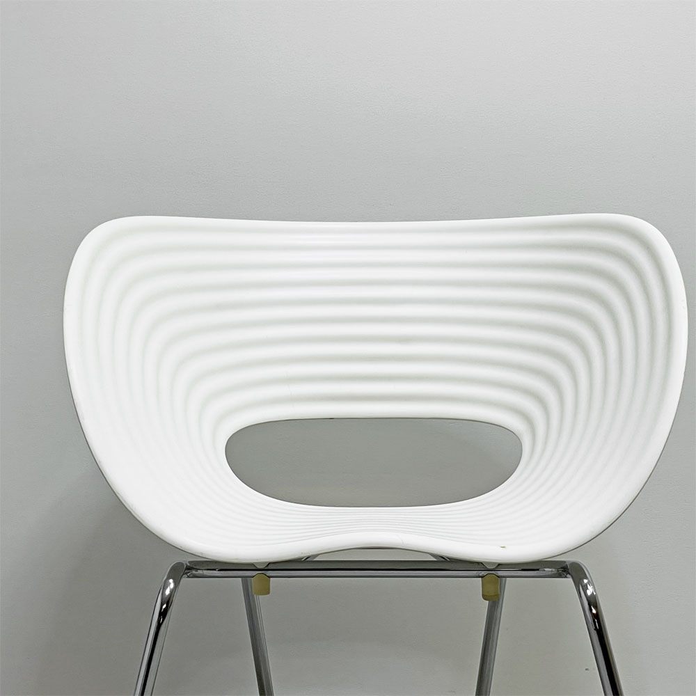 ヴィトラ vitra トムバックチェア Tom Vac ダイニングチェア スタッキングチェア ロン・アラッド ホワイト モダンデザイン A ●