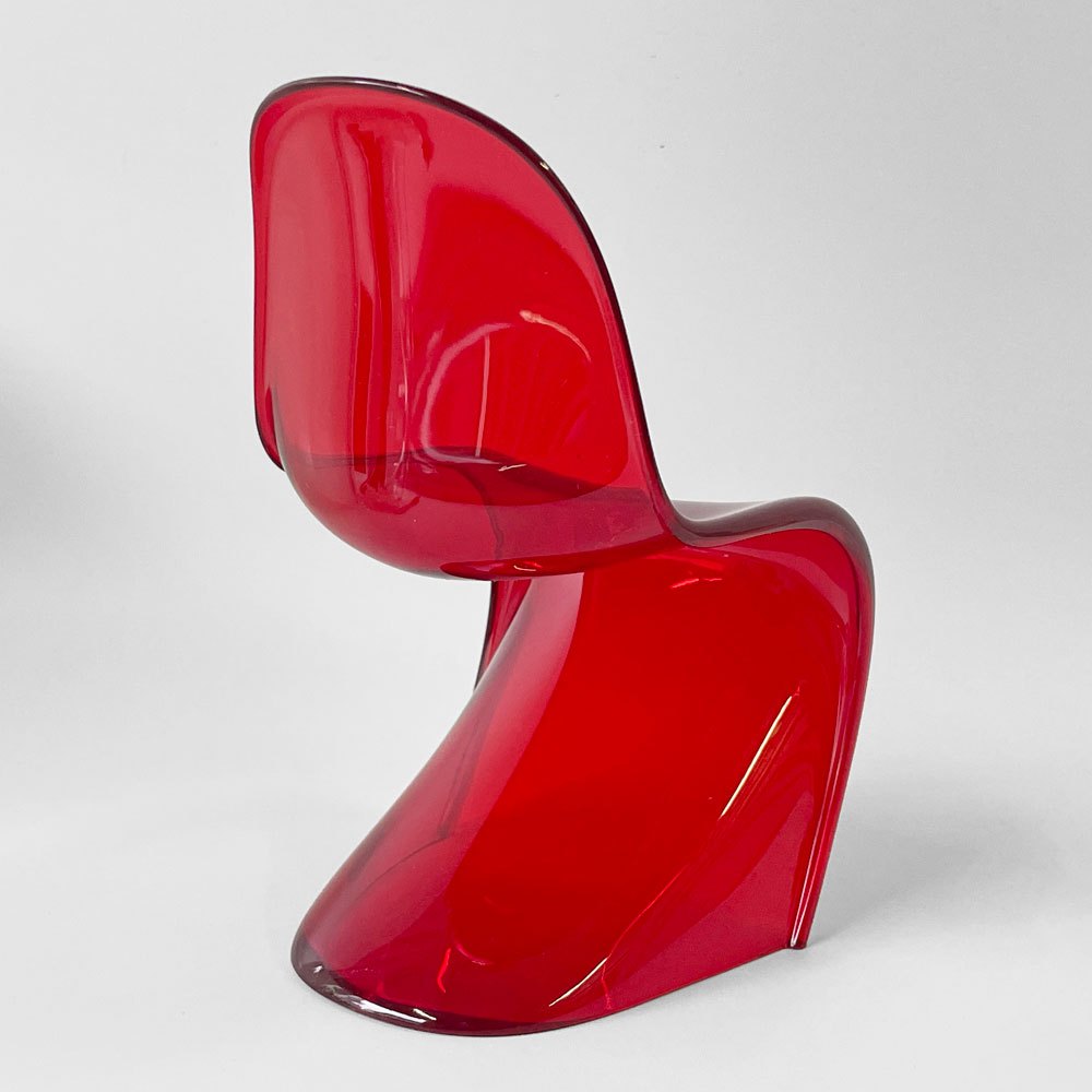 ヴィトラ デザインミュージアム Vitra Design Museum ミニチュアコレクション パントンチェア 1/6スケール 限定カラー レッド 箱付き ◇