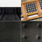 ハーマンミラー Herman Miller ビンテージ ネルソン キューブ グループ シーティング ソファ 3シーター W1940 Nelson Cube Sofa 76" ブラック ミッドセンチュリーモダン 〓