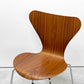 フリッツハンセン Fritz Hansen セブンチェア Seven Chair ダイニングチェア アルネヤコブセン Arne Jacobsen ウォールナット材 北欧家具 A ●