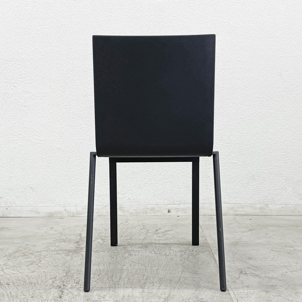 ヴィトラ vitra. ゼロスリー .03 ダイニングチェア スタッキングチェア マールテン・ヴァン・セーヴェレン Maarten Van Severen ブラック 定価81,400円 〓