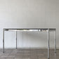 ユーエスエムハラー USM Haller モジュラーファニチャー ハラーテーブル デスク W150×D75cm チャコールリノリウム 高さ調節機能付 スイス ◇