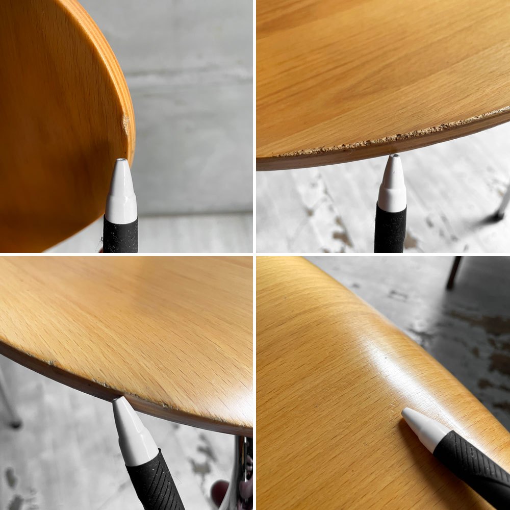 フリッツハンセン Fritz Hansen 3107 セブンチェア ビーチ材 ナチュラル ラッカー仕上げ アルネ・ヤコブセン スタッキング デンマーク 北欧家具 A ♪