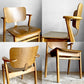 アルテック artek ドムスチェア Domus Chair ダイニングチェア ハーフアーム バーチ材 ウォールナットステイン スコープ SCOPE別注 イルマリ・タピオヴァーラ 北欧 フィンランド 定価￥128,700- ■