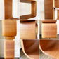 パシフィックファニチャーサービス P.F.S. リーフユニット REEF UNIT A オープンシェルフ パーテーション チーク材 H231.5-245cm ミッドセンチュリーデザイン 廃番 ◎