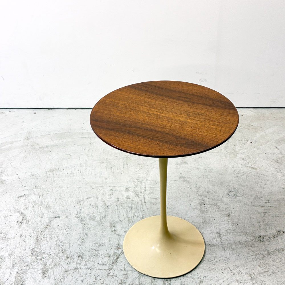 ノル Knoll ビンテージ チューリップ サイドテーブル ウッド天板 エーロ・サーリネン Eero Saarinen ノール ミッドセンチュリー 参考定価￥276,100-●