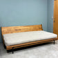 ジャーナルスタンダード j.s.F ハビタ HABITAT SOFA BED ソファベッド デイベッド 3人掛けソファ W200cm オーク材 ファブリック ベージュ 定価￥231,000- ◎