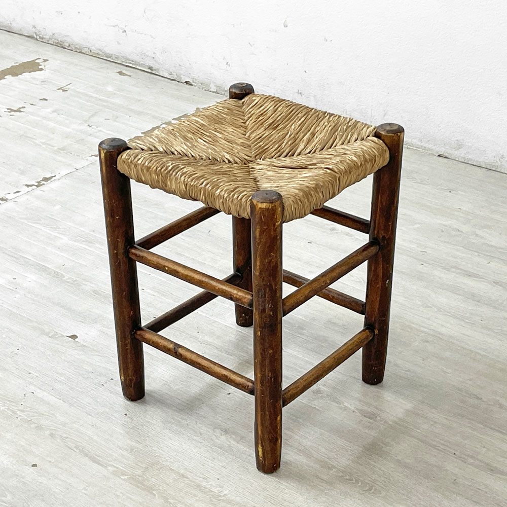 シャルロットぺリアン Charlotte Perriand Stool No.17 スツール フランスビンテージ ●