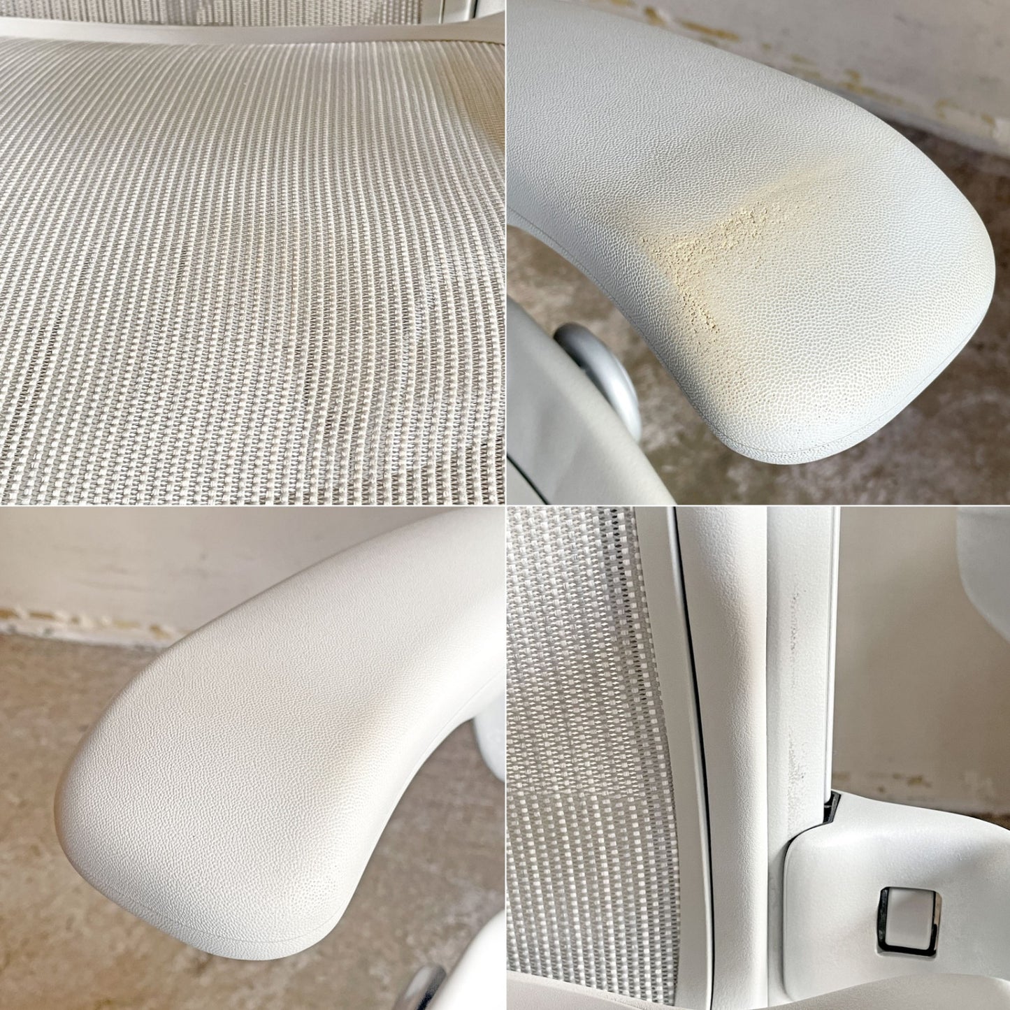 ハーマンミラー Herman Miller アーロンチェア リマスタード フル装備 Bサイズ ミネラル ポスチャーフィットSL デスクチェア オフィスチェア ビル・スタンフ ＆ ドン・チャドウィック ■