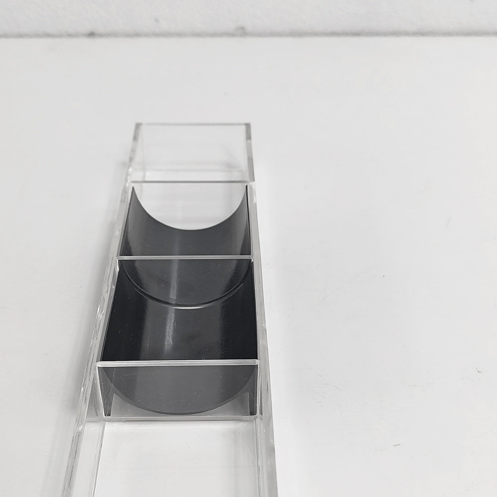 カルテル Kartell デスクトレイ 卓上ホルダー Model 4643 W60cm ピオ・マンズ Pio Manzu イタリア ビンテージ ●