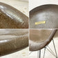 ハーマンミラー Herman Miller 2ndビンテージ アームシェルチェア FRP製 1stタイプ エッフェルベース シールブラウン C&R イームズ ミッドセンチュリー ●