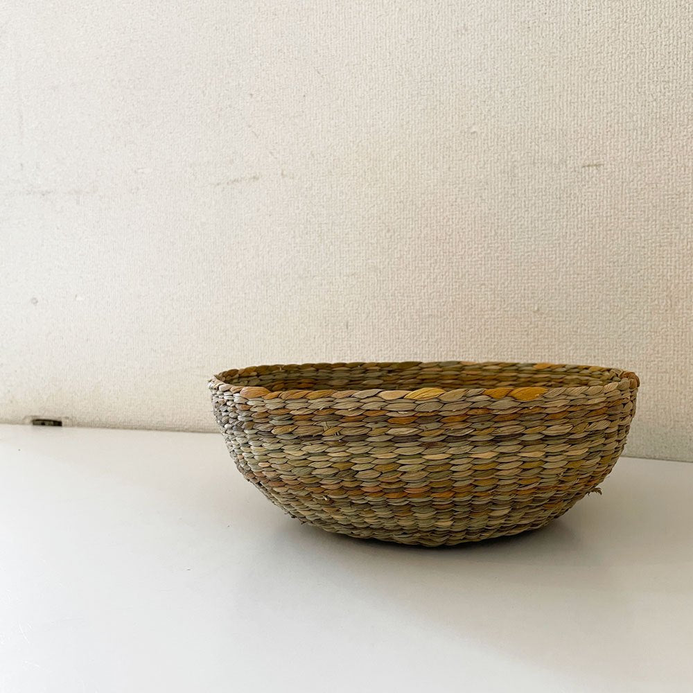 SPACE A&CO 水草 バスケット Φ28.5cm イギリス製 旧shop281 有元葉子 A ◎