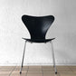 フリッツハンセン Fritz Hansen 3107 セブンチェア ラッカー ブラック スタッキング アルネ・ヤコブセン デンマーク 北欧家具 ◇