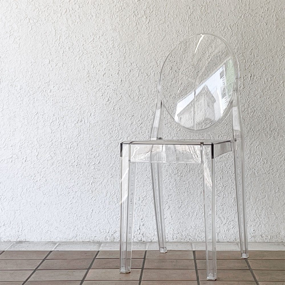 カルテル Kartell ビクトリア ゴースト Victoria Ghost ダイニングチェア スタッキング フィリップ・スタルク Philippe Starck イタリアモダン A ◇