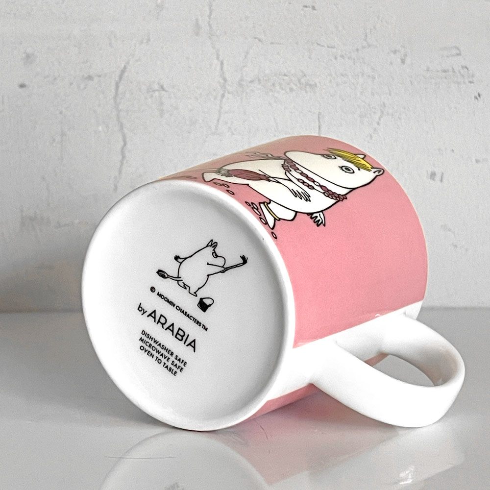 アラビア ARABIA ムーミンマグ MOOMIN スノークのおじょうさん ピンク 2013-2019年 トーベ・ヤンソン フィンランド 北欧食器 ■