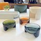 イッタラ iittala クル Kuru ガラスボウル 小物入れ Φ12cm モスグリーン フィリップ・マルイン フィンランド 北欧雑貨 ●