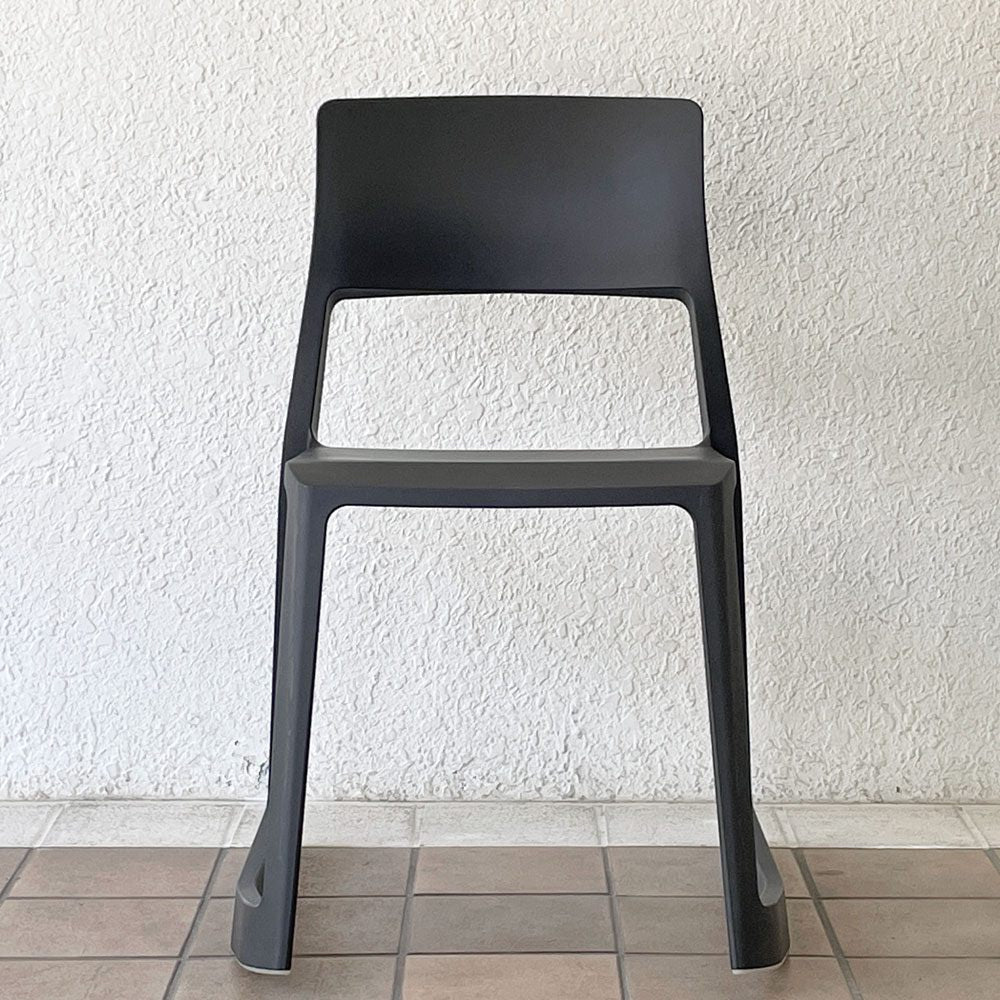 ヴィトラ Vitra ティプトン Tip Ton ワークチェア ダイニングチェア デスクチェア ブラック スタッキング チルト機能 定価￥47,300- ◇