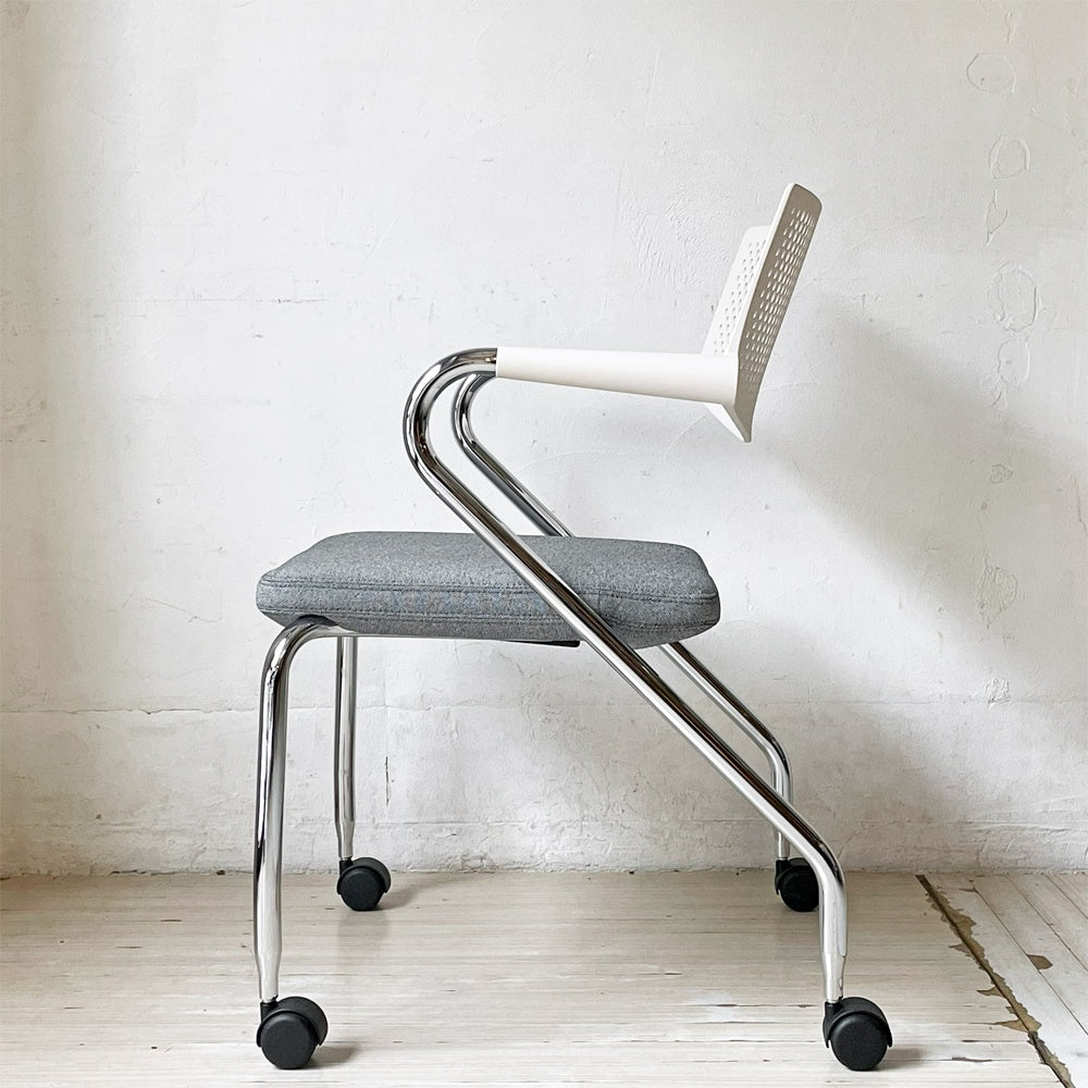 ヴィトラ vitra ビザロール Visaroll デスクチェア ミーティングチェア キャスターベース スタッキング アントニオ・チッテリオ A ★