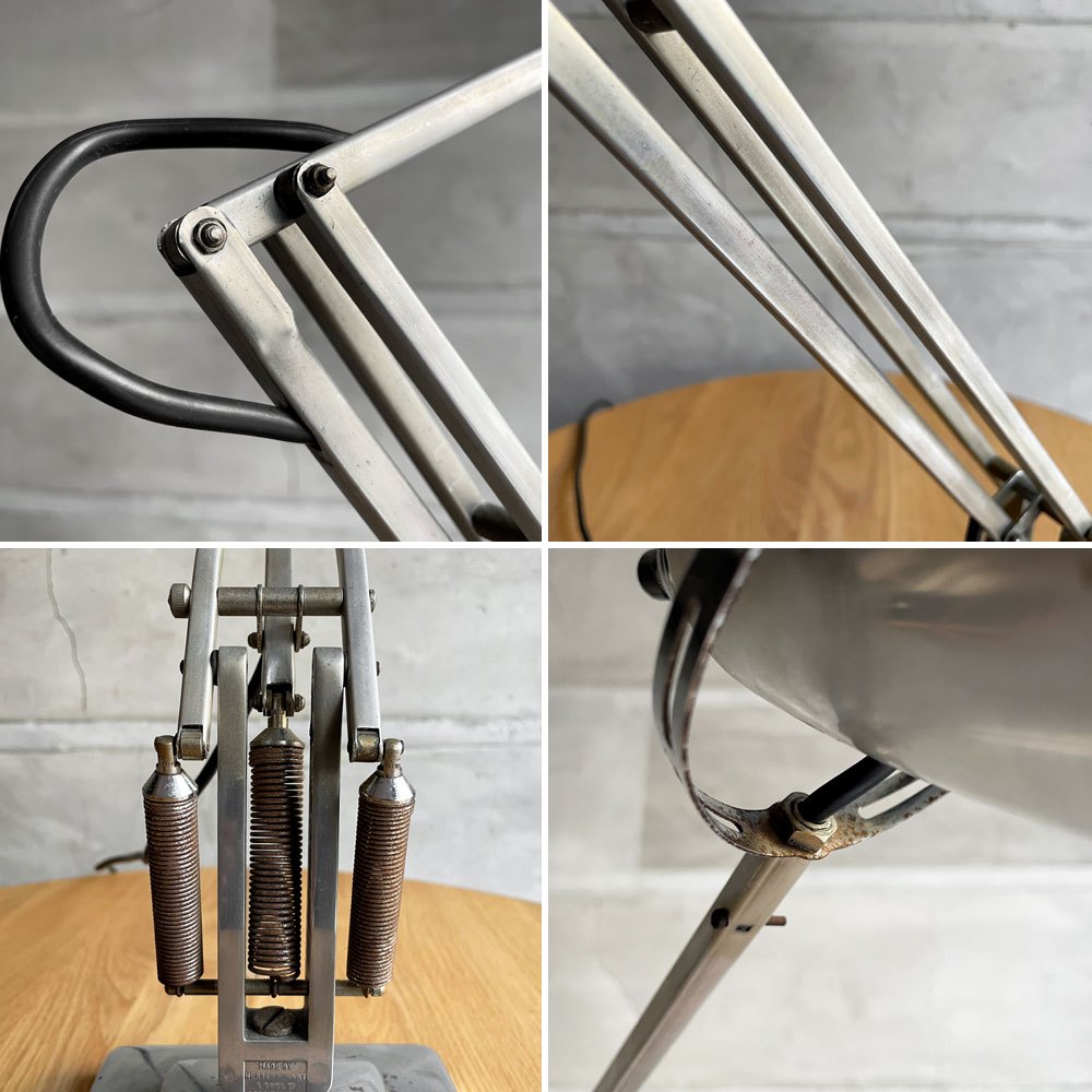 アングルポイズ ANGLEPOISE ビンテージ オリジナル1227 Original1227 デスクライト シルバーカラー ♪