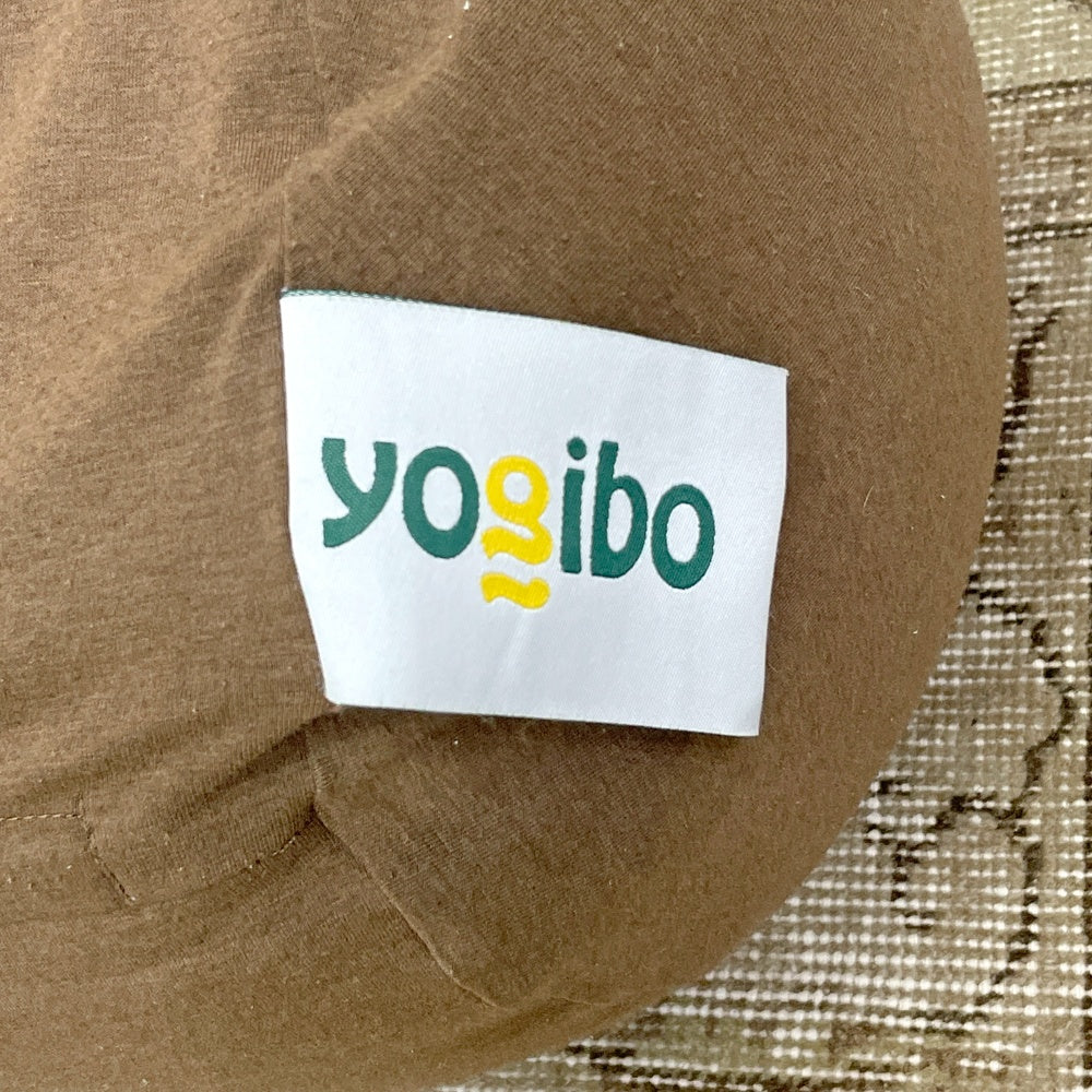 ヨギボー yogibo ロールマックス Roll Max ビーズソファ ビーズクッション 抱き枕 チョコレートブラウン W165cm ●