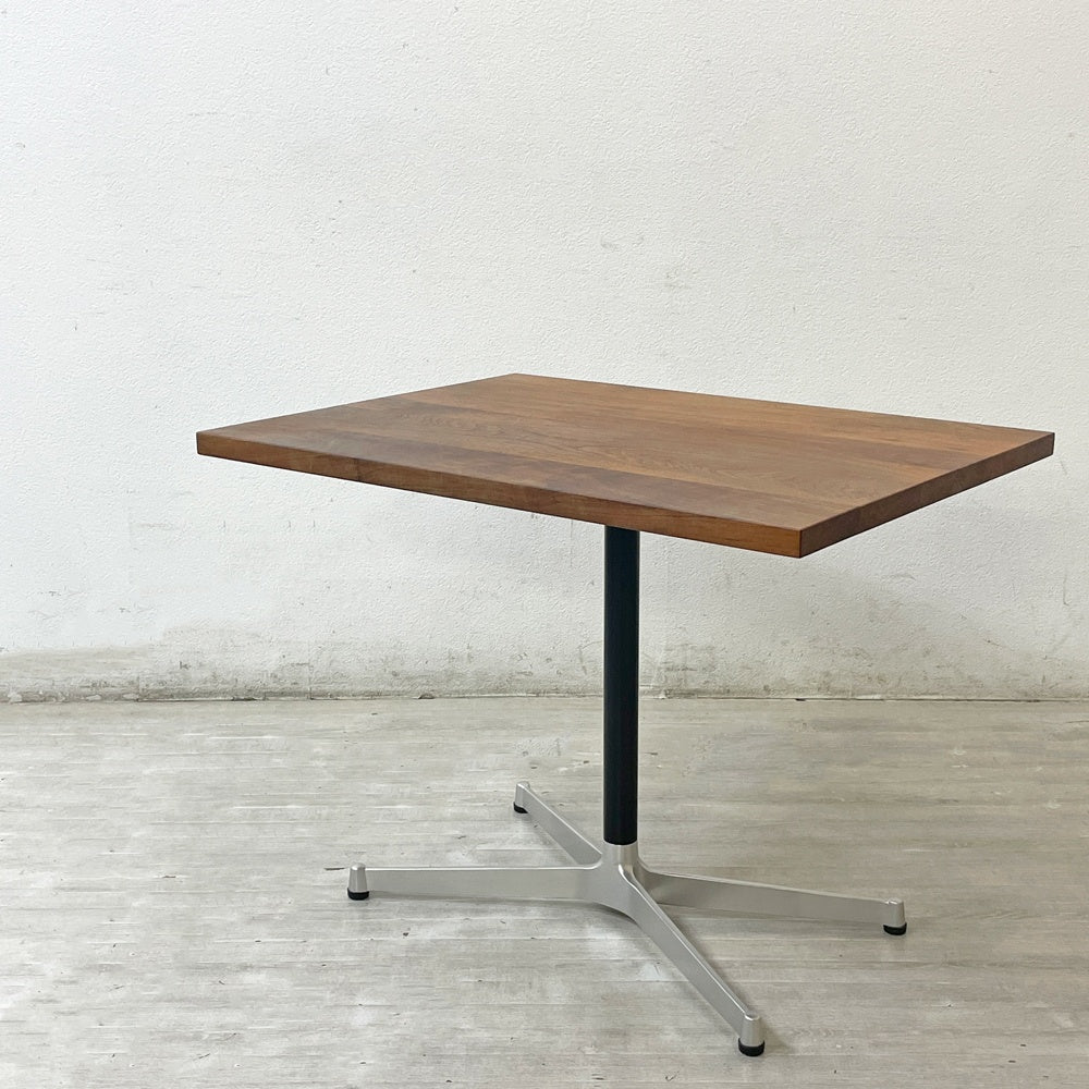 グリニッチ greeniche カフェテーブル Cafe Table 800×600×610 ウォールナット無垢材 Xレッグ ●