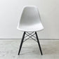ハーマンミラー HermanMiller サイドシェルチェア ドゥエルレッグ DSW アルパイン × エボニー ポリプロピレン製 イームズ ミッドセンチュリー D ●