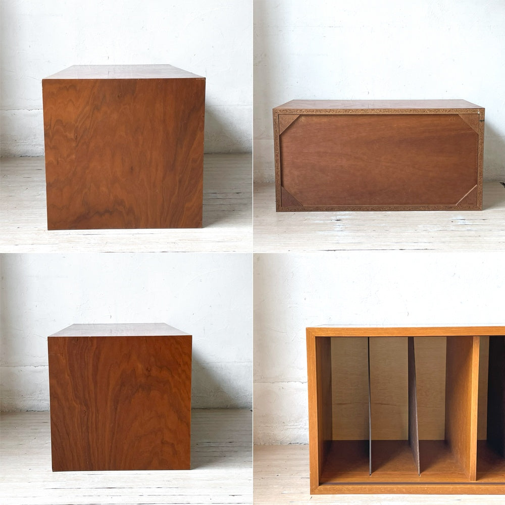 ジャパンビンテージ Japan Vintage レコードラック record rack ボックス収納 日本の古家具 古道具 ★