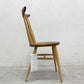 高山ウッドワークス ウィンザーキッチンチェア windsor kitchen chair W554 オーク×ウォールナット ウレタン塗装 未使用保管品 F 〓