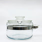 オールドパイレックス OLD PYREX  フレームウェア FLAMEWARE ソースパン 耐熱ガラス 片手鍋 調理器具 USビンテージ ●