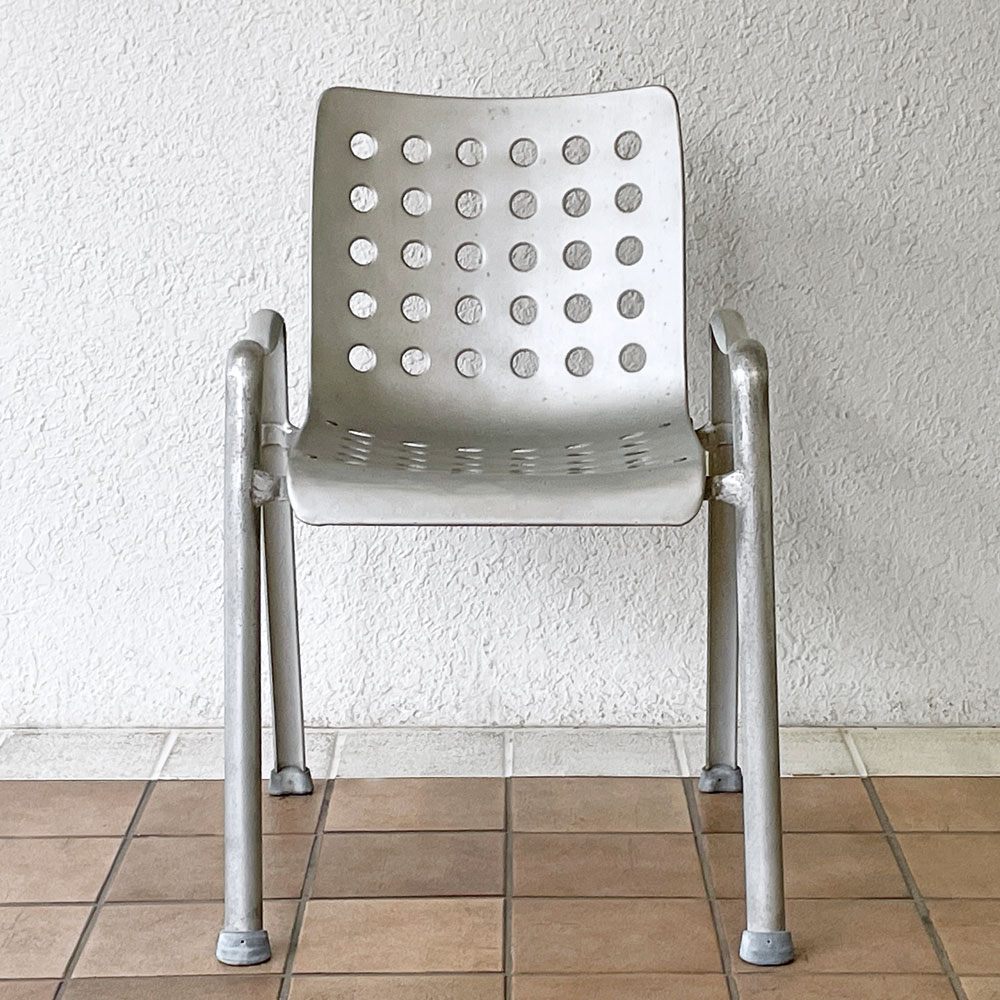 MEWA ビンテージ Vintage ランディチェア Landi Chair アルミニウム ハンス・コレー Hans Coray スイス 希少 ◇