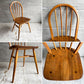 アーコール Ercol フープバックチェア ダイニングチェア スポークバック エルム材 UKビンテージ 英国家具 ♪