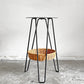 イデー IDEE ワラビー WALLABY SIDE TABLE サイドテーブル ラタン スチール ブラック ナチュラルデザイン ■