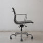 ハーマンミラー Herman Miller イームズアルミナムグループチェア マネージメントチェア アルミバフベース ガス圧昇降仕様 5本脚 キャスタータイプ 本革 イームズ A ●
