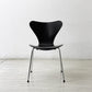 フリッツハンセン Fritz Hansen セブンチェア ダイニングチェア カラードアッシュ ブラック アルネ・ヤコブセン 北欧 デンマーク 定価75,680円 美品 B ●