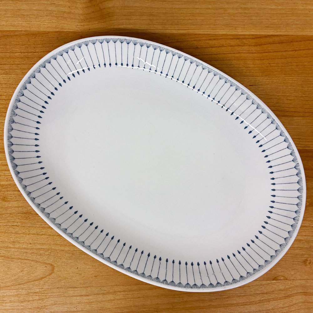 アラビア ARABIA ヘイニ Heini オーバルプレート 28cm Raija Uosikkinen ビンテージ フィンランド 北欧食器 ◎