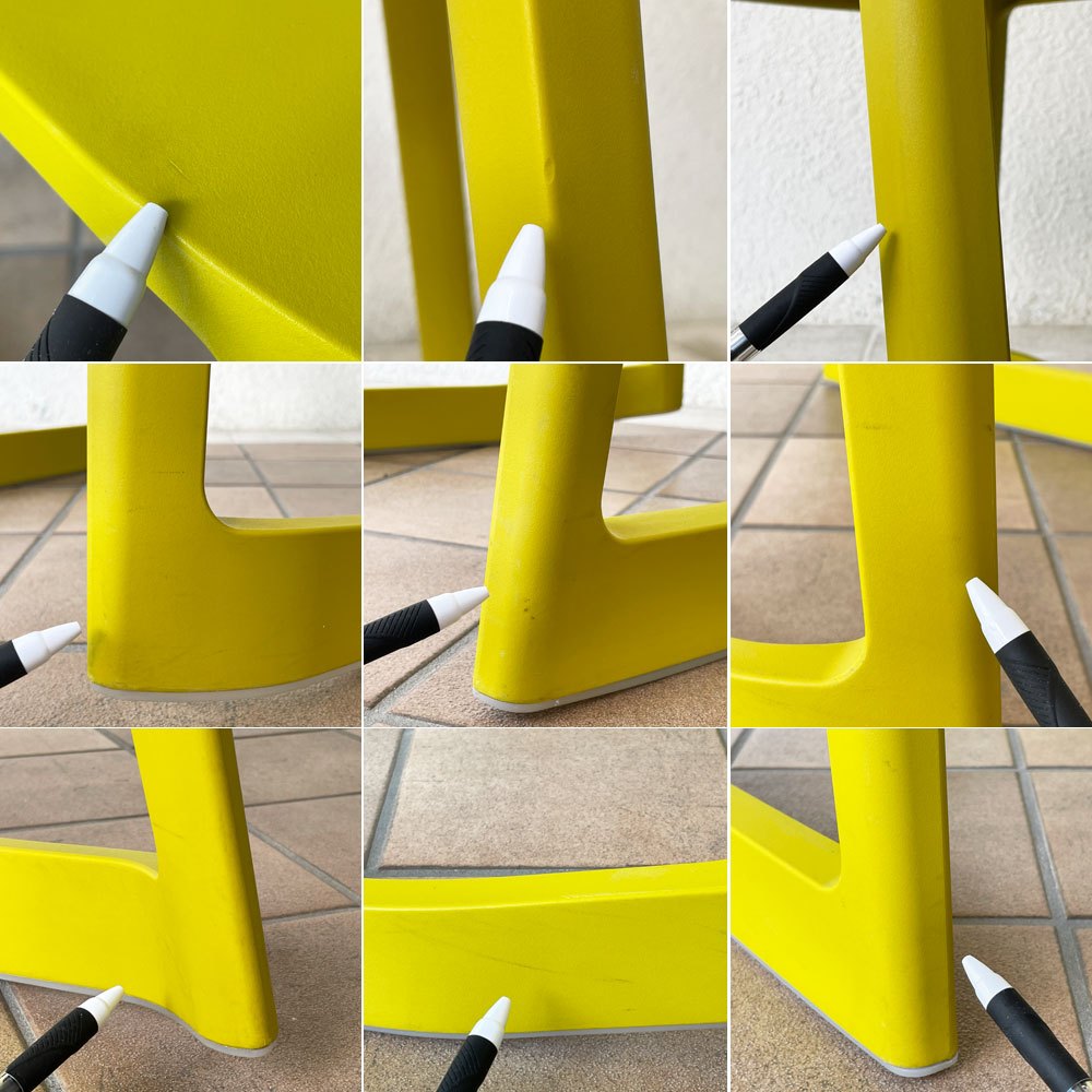 ヴィトラ Vitra ティプトン Tip Ton ワークチェア ダイニングチェア デスクチェア マスタード スタッキング チルト機能 定価￥47,300- ◇